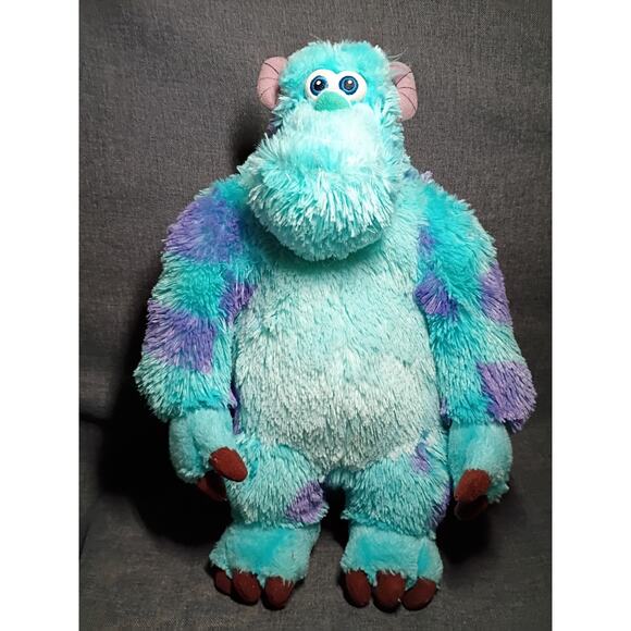 Disney Store Pixar Monsters Sully Plush 15” Very Good Condition Adorable - Picture 1 of 6